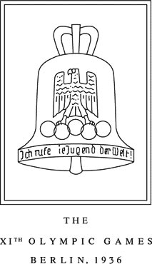 1936年柏林奥运会徽（第十一届）