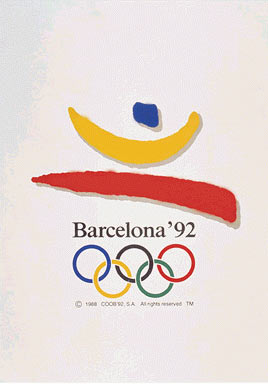 1992年巴塞罗那奥运会徽（第二十五届）